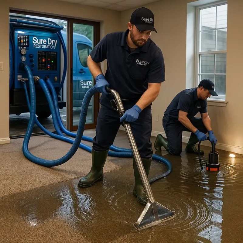 Water Extraction and Removal process in Canton, GA
